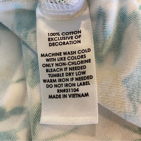 KIM ROGERS CURVY  Plus size 2X Floral knit tee top 3/4 sleeve stretchy pull on - Picture 8 of 8